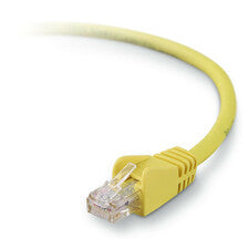 Belkin CAT6 Ethernet Patch Cable, RJ45, M/M 5 ft Category 6 Network Cable for Network Device - First End: 1 x RJ-45 Network - Male - Second End: 1 x RJ-45 Network - Male - Patch Cable - Gold Plated Connector - Yellow - 1 Each