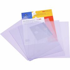 Sparco 18205 Letter Presentation Cover 8 1/2" x 11" - Plastic - Clear - Spill Proof, Tear Proof - 100 / Box