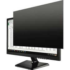 Kantek Secure-View Widescreen Blackout Privacy Filter Black For 19" WidescreenNotebook, Monitor - 16:10 - Damage Resistant - PET (Film) - Anti-glare - 1 Each