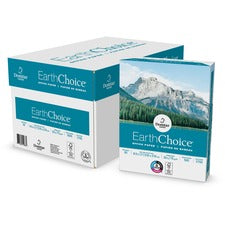 EarthChoice Office Paper - White Letter - 8 1/2" x 11" - 20 lb Basis Weight - White - 500 Sheets per Ream - 10 / Carton