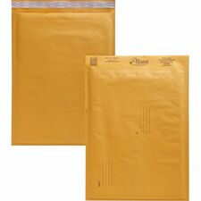 Alliance Rubber Kraft Bubble Mailers Bubble - #5 - 10 1/2" Width x 16" Length - Peel & Seal - Kraft - Paper - 25 / Carton