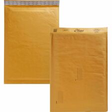 Alliance Rubber Kraft Bubble Mailers Bubble - #6 - 12 1/2" Width x 19" Length - Peel & Seal - Kraft - Paper - 25 / Carton