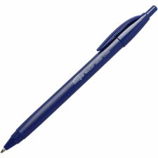 Integra Triangular Barrel Retractable Ballpnt Pens Medium Pen Point - Retractable - Blue Ink - Blue Plastic Barrel - 1 Dozen