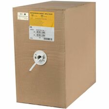 StarTech.com 1000ft Roll White Stranded Cat 6 Patch Cable 1000 ft Category 6 Network Cable for Network Device - 1 Gbit/s - Patch Cable - Unshielded Twisted Pair (UTP) - CM - 24 AWG - White - 1 Roll