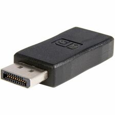 StarTech.com DisplayPort to HDMI Video Adapter Converter - Male/Female 1 x 19-pin HDMI Digital Audio/Video Female - 1 x 20-pin DisplayPort Digital Audio/Video Male - 1920 x 1200 Supported - Black - 1 Each