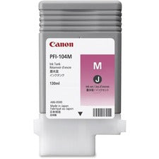 Canon PFI-104M Original Inkjet Ink Cartridge - Magenta - 1 Each 13 mL
