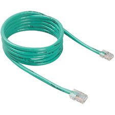 Belkin CAT6 Ethernet Patch Cable, RJ45, M/M 5 ft Category 6 Network Cable for Network Device - First End: 1 x RJ-45 Network - Male - Second End: 1 x RJ-45 Network - Male - Patch Cable - Gold Plated Connector - Green - 1 Each