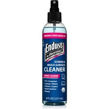 Endust Anti-Static Electronics Cleaner For Multi Surface, Electrical Equipment - 8 fl oz - Ammonia-free, Anti-static, Oil-free, Wax-free, Streak-free, Residue-free - BluePump Spray - 1 Each