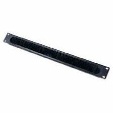 APC by Schneider Electric 1U Cable Pass Through Rack Cable Guide - Black - 1U Rack Height - 1 Each