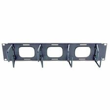 APC by Schneider Electric 2U Horizontal Cable Organizer Cable Manager - Black - 2U Rack Height - 1 Each
