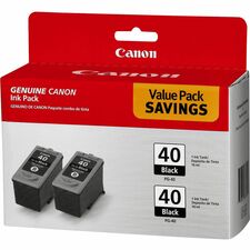 Canon PG-40 Original Inkjet Ink Cartridge - Black - 2 / Pack Inkjet - Black - 2 / Pack
