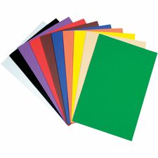 Creativity Street Wonderfoam Sheets Craft - 18" Height x 12" Width x 0.80" Length - Assorted - Foam - 10 / Pack
