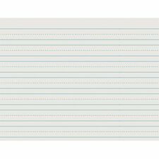 Pacon Skip - A - Line Ruled Newsprint - Letter 500 Sheets - 0.75" Ruled - Letter - 11" x 8 1/2" Sheet Size - White Paper - 500 / Ream