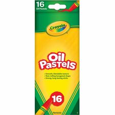 Crayola Opaque Colors Oil Pastels Assorted, Red Orange, Red-violet, Violet, White, Yellow Green, Yellow-orange, Orange, Pink, Red, Green, ... - 16 / Set