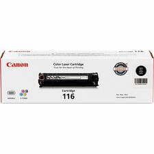 Canon 116 Original Laser Toner Cartridge - Black - 1 Each 2300 Pages