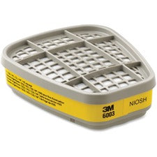 3M 6003 Organic Vapor/Acid Gas Cartridge Low Profile, Comfortable - 2 / Pack