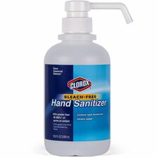 Clorox Commercial Solutions Hand Sanitizer 16.91 fl oz - Pump Bottle Dispenser - Kill Germs - Hand - Bleach-free, Non-sticky, Non-greasy - 1 Each