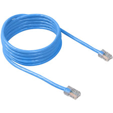 Belkin Category 6 UTP Patch Cable 3 ft Category 6 Network Cable - First End: 1 x RJ-45 Network - Male - Second End: 1 x RJ-45 Network - Male - Patch Cable - Blue - 1 Each
