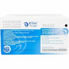Elite Image Remanufactured MICR High Yield Laser Toner Cartridge 64X (CC364X) - Black - 1 Each 24000 Pages