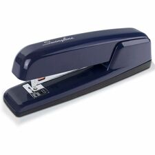 Swingline 747 Business Stapler Staples Upto 25 Sheet of 20lb Paper - Holds Upto 210 Staple - Full Strip - Staple Size: 0.25" - Top Loading - Royal Blue - Metal, Die-cast - 1 Each
