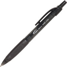 Integra Easy Click Retractable Ballpoint Pen Medium Pen Point - Retractable - Black Ink - Black Barrel - 1 Dozen