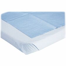 Medline Blue Disposable Stretcher Sheets Blue - Tissue - 50 / Box