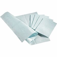 Medline Standard Poly-backed Tissue Towels Blue - Tissue - 500 / Box