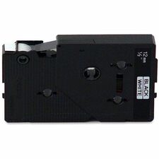 P-touch TC Laminated Tape Cartridges x 1/2" Width - Direct Thermal - White - Water Resistant - Laminated - Grease Resistant - 2 / Pack