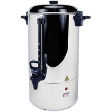 Coffee Pro Stainless Steel Commercial Percolating Urn 80 Cup(s) - Multi-serve - Stainless Steel - Stainless Steel Body