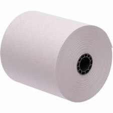 ICONEX Premium Bond Calculator Roll 3" x 150 ft - Lint-free, Single Ply - White - 50 / Carton