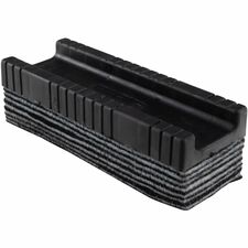 Charles Leonard Peel-away Felt Whiteboard Eraser 5" Length - Easy-grip Handle - Black, White - Felt - 1 Each
