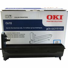 Oki 44315101/02/03/04 Image Drum LED Print Technology - 20000 Pages - Cyan - 1 Each