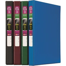 Avery® Durable Binder 1/2" Binder Capacity - Letter - 8 1/2" x 11" Sheet Size - 135 Sheet Capacity - Fastener(s): Slant Ring - Pocket(s): 2 - Polypropylene - Blue, Maroon - Recycled - Pocket, Durable, Long Lasting, Tear Resistant, Split Resistant, Stu