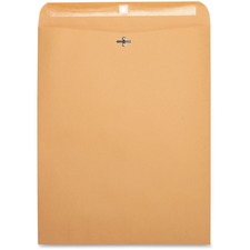 Business Source Heavy-duty Clasp Envelopes Clasp - #110 - 12" Width x 15 1/2" Length - 28 lb - Clasp - Kraft - Kraft - 100 / Box