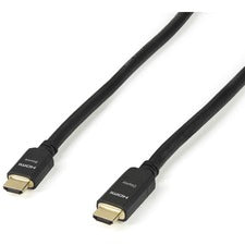 StarTech.com 80 ft Active High Speed HDMI to HDMI Digital Video Cable 80 ft HDMI Video Cable for Blu-ray Player, Gaming Console, HDTV, DVD Player, Audio/Video Device, TV, Satellite Receiver, A/V Receiver - First End: 1 x 19-pin HDMI 1.3b Digital Audio/Vid