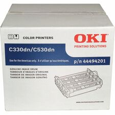 Oki 44494201 Image Drum LED Print Technology - 20000 - Black, Color - 1 Each