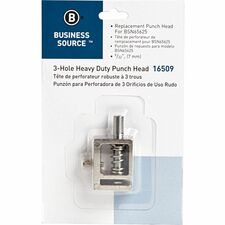 Business Source 9/32" Replacement Punch Head 0.28" - Silver - 1 Each
