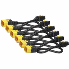 APC by Schneider Electric AP8712S Power Extension Cord For PDU - Black - 2 ft Cord Length - IEC 60320 C20 / IEC 60320 C20 - 1 Each