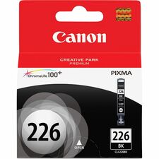 Canon CLI-226BK Original Inkjet Ink Cartridge - Black - 1 Each Inkjet - Black - 1 Each