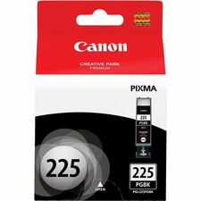 Canon PGI-225BK Original Inkjet Ink Cartridge - Black - 1 Each 341 Pages