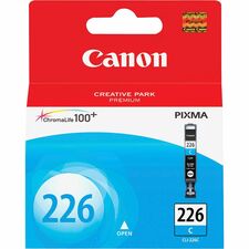 Canon CLI-226CY Original Inkjet Ink Cartridge - Cyan - 1 Each Inkjet - Cyan - 1 Each
