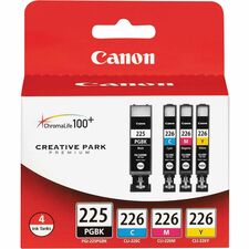 Canon PGI225CLI226 Original Inkjet Ink Cartridge - Black, Magenta, Yellow, Cyan - 4 / Pack Inkjet - Magenta, Yellow, Magenta, Yellow - 4 / Pack