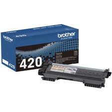 Brother TN420 Original Laser Toner Cartridge - Black - 1 Each 1200 Pages
