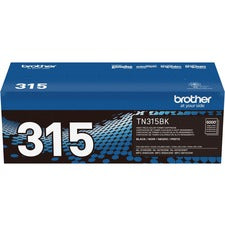 Brother TN315BK Original Laser Toner Cartridge - Black - 1 Each 6000 Pages