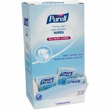 PURELL® Cottony Soft Sanitizing Wipes 5" Width x 7" Length - White/ - 120 / Box