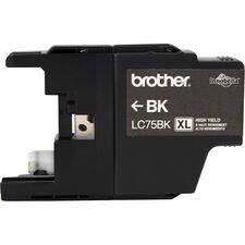 Brother Innobella LC75BK Original Inkjet Ink Cartridge - Black - 1 Each 600 Pages