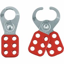 Master Lock Steel Lockout Safety Hasps 6 Lock Support - Red