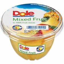 Dole Mixed Fruit Cups Mixed Fruit - 7 oz - 12 / Carton