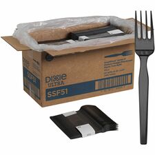 GP Pro Dixie Ultra Smartstock Series-O Medium-weight Fork Refill Black - 40/Pack - 24 / Carton