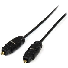 StarTech.com 10ft Toslink Digital SPDIF Audio Cable 10 ft Toslink Audio Cable for Audio Device, Home Theater System, MiniDisc Player, CD Player, DVD Player, Speaker, Satellite Receiver - First End: 1 x Toslink Digital Audio - Male - Second End: 1 x Toslin